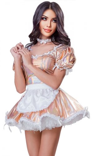 Agustina Holographic French Maid
